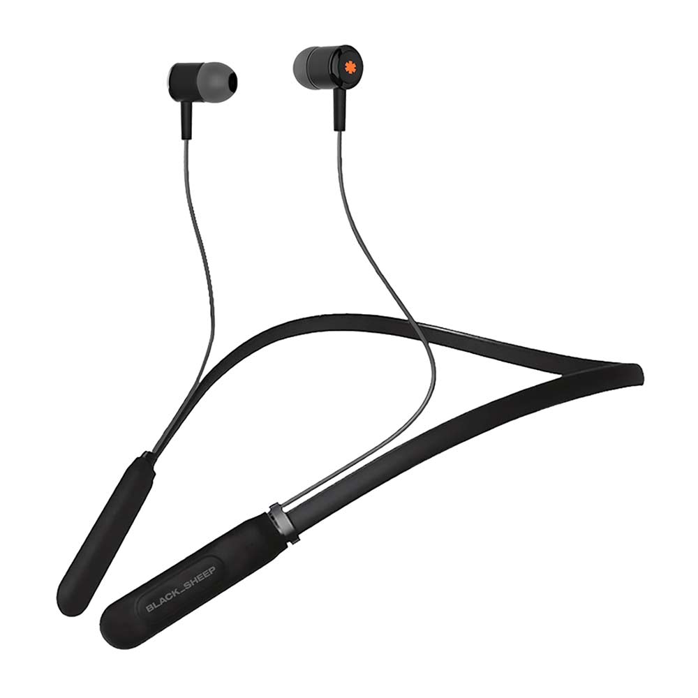 Audífonos bluetooth in ear Black Sheep Player IPX3, duración máx. 6 horas, control de música y llamadas, negro