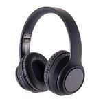 Audífonos bluetooth Black Sheep Smoke 2, negros, frontal oblicuo