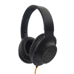 Audífonos over ear con micrófono Black Sheep Globe almohadillas acolchadas, conector 3.5 mm, control de música y llamadas, negro