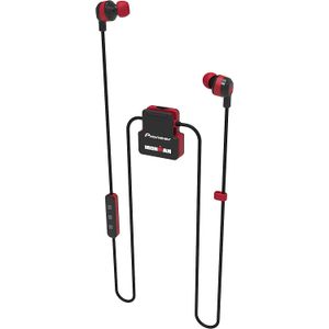 Audífonos bluetooth in ear Pioneer Iroman IPX4, micrófono incorporado, máx. 8 horas, control de música y llamadas, rojo