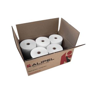 Papel Termico 5 Rollos 55gr Contometro 80x80mm KALIPEL