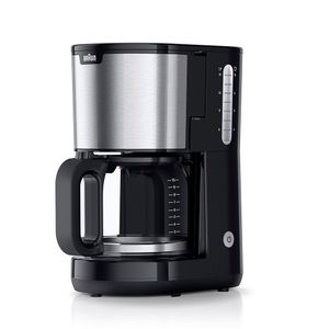 Cafetera de filtro Purshine Braun, 1000 W, 10 - 15 tazas, negro