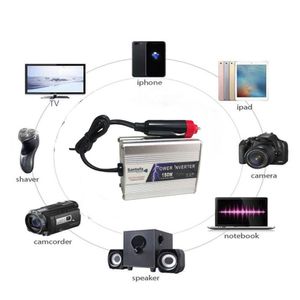 Inversor De Corriente Para Auto De 12v A 220v Usb 150w Santofa