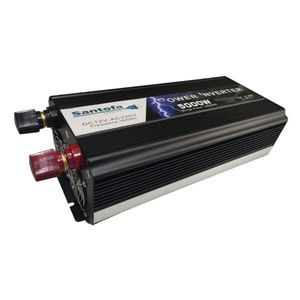 Inversor De Corriente 12v A 220v 5000w 1 Usb 2 Sockets Lcd SANTOFA