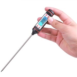 Termómetro digital Genérico S1174 temperaturas -50 °C - + 300 °C, 24 cm, usa batería, negro