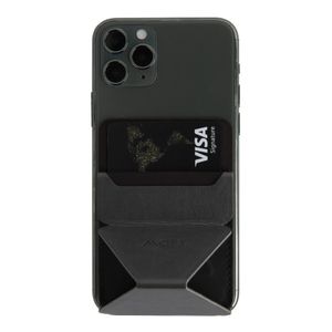 Soporte y billetera Moft para celular 4,7" a más, negro