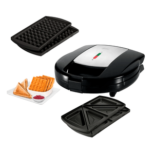 Combo Oster: Cafetera BVSTDCP12B 900w, capacidad 12 tazas + Sandwichera y waflera CKSTSM3892 700w, capacidad 2 panes