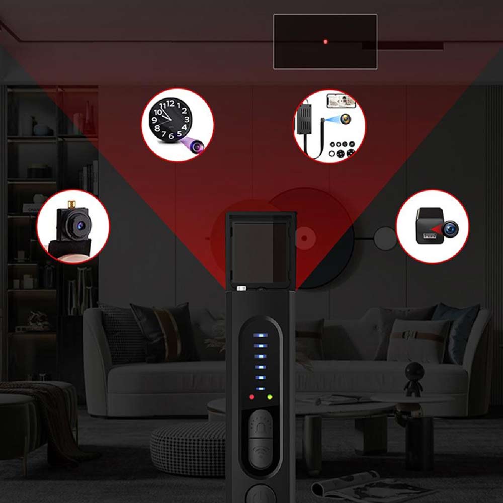 Detector de cámara oculta Genérico VHF/UHF, escaneo IR Coolbox