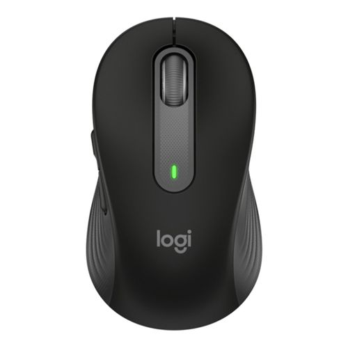 Mouse inalámbrico Logitech Signature M650 receptor USB/bluetooth, 4000 dpi, 5 botones, usa pila, negro