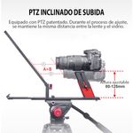 Teleprompter en uso grabación video y streaming profesional
