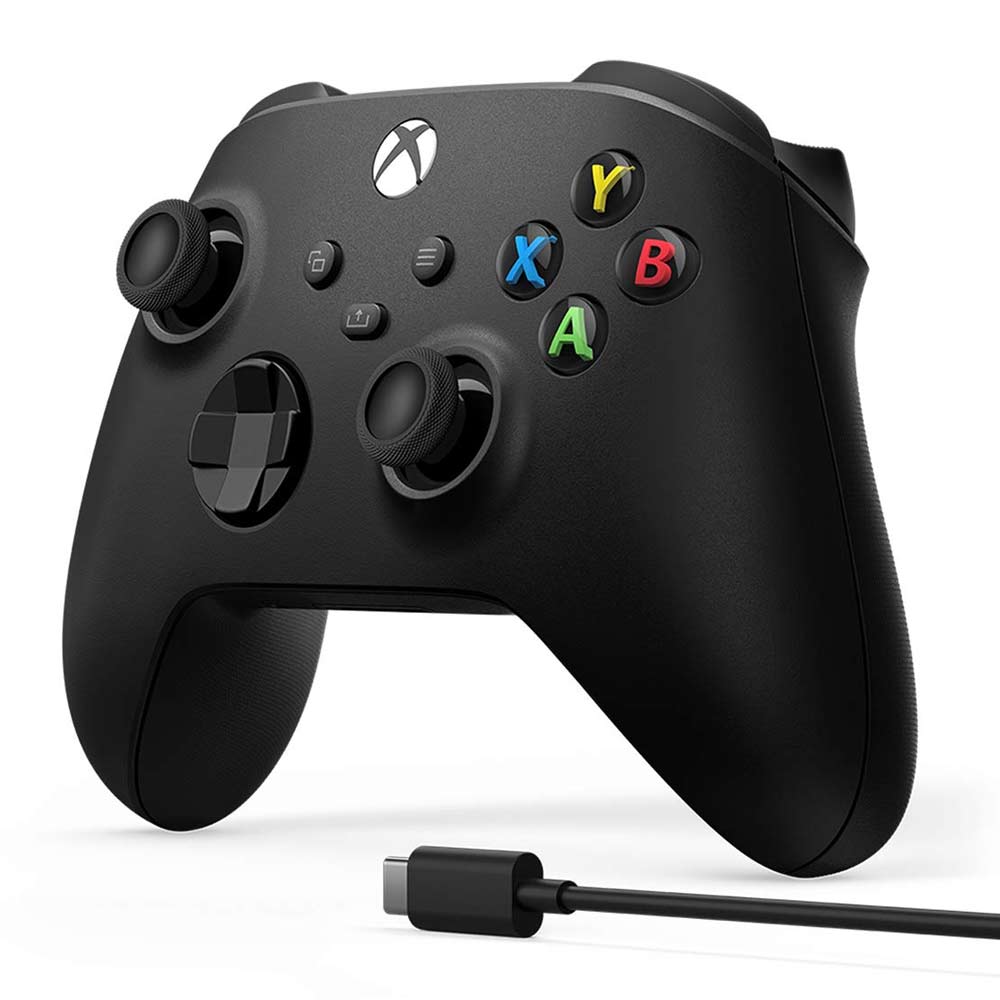 Mando Microsoft para Xbox One/S/X, inalámbrico, negro + Cable tipo c - Los  mejores descuentos y ofertas en