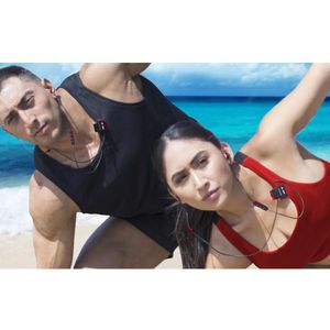 Audífonos bluetooth in ear Pioneer Iroman IPX4, micrófono incorporado, máx. 8 horas, control de música y llamadas, rojo