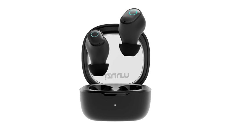 Audífonos bluetooth True Wireless Izuum ES09 resistente al agua IPX4,  duración máx. 6 horas, controles táctil, negro - Coolbox