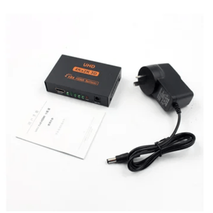 Hdmi Splitter 1x4 2.0 Full Hd 4k Multiplica Señal Conecta 4 tv - negro