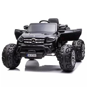 Vehículo para niños Mercedes Benz X Class Monster a batería, máx. 35 kg, con pantalla, negro