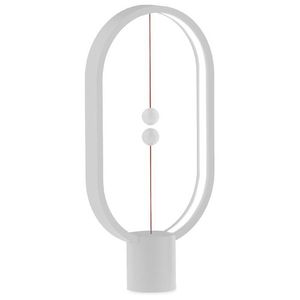 LÁMPARA OVALADA MAGNETICA BLANCO