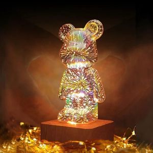 Lampara Rgb Modelo Oso De 7 Colores