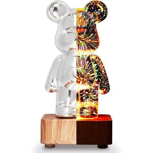 Lampara Rgb Modelo Oso De 7 Colores