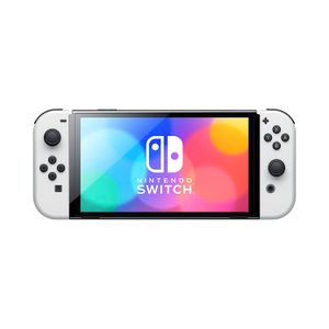Consola Nintendo Switch Oled 64GB, blanco + Juego Mario Kart 8 Deluxe + Juego Super Mario Odyssey