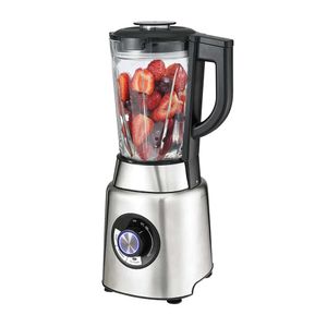 Licuadora Imaco BLS1417 1400w,  3 velocidades, vaso de vidro 1.7 litros, plateado