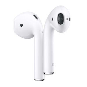 Audífonos bluetooth True Wireless Apple Airpods 2da generación resistente al agua IPX4 duración máx. 24 horas con estuche de carga controles táctiles