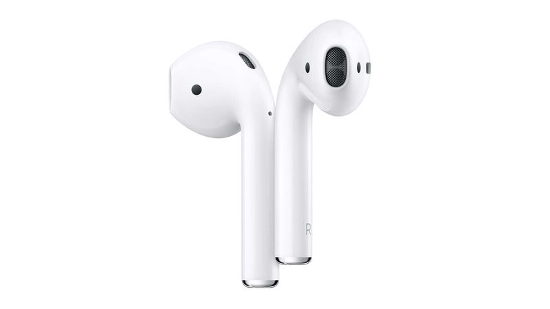 Audífonos bluetooth True Wireless Apple Airpods 2da generación resistente  al agua IPX4, duración máx. 5 horas, controles táctiles, blanco