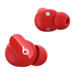 Beats Studio Buds true wireless IPX4 rojo, con estuche, frontal oblicuo