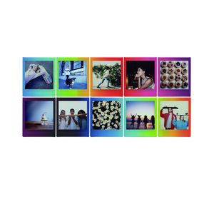 Pack x 10 Películas Fujifilm Instax Square Rainbow, multicolor