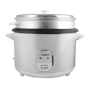 Olla Arrocera Imaco RC42 1600w, 4.2 litros, cuerpo de metal, blanco