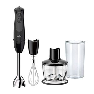 Batidora Braun MultiQuick 3 Vario MQ3135BK 900w, 11 velocidades + turbo, vaso 600 ml, negro