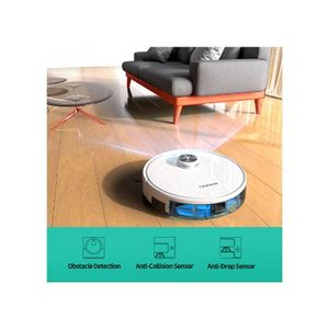 Aspirador Tesvor Robot S7 Pro, 5200mAh, duración 180 minutos, compatible Alexa y Google Home, blanco