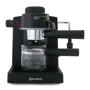 Cafetera espresso Imaco IECM5B 670w, capacidad 4 tazas, 5 bares, negro