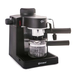 Cafetera espresso Imaco IECM5B 670w, capacidad 4 tazas, 5 bares, negro