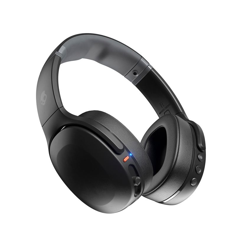 Skullcandy Crusher Evo bluetooth on ear 40h negro, frontal oblicuo
