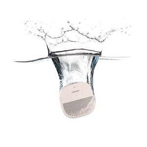 Parlante bluetooth Bose Soundlink Micro resistente al agua IP67, máx. 6 horas, blanco humo
