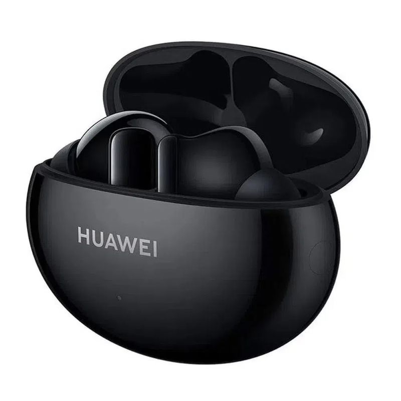 Reacondicionado Huawei FreeBuds 4i true wireless negro, frontal oblicuo