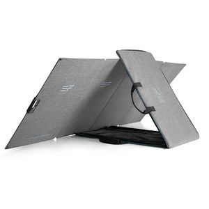 Panel solar portátil EcoFlow, 160W, negro