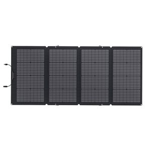 Panel solar portátil EcoFlow, 220W, negro
