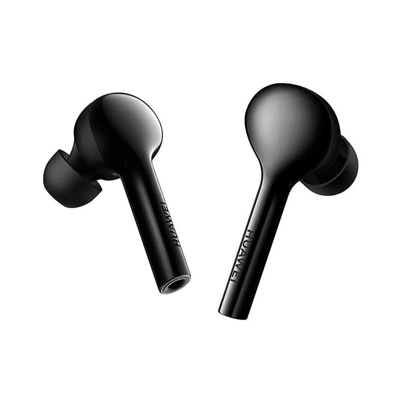 Reacondicionado Huawei FreeBuds Lite IPX4 negro, frontal oblicuo