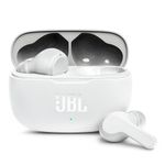 Audífonos JBL Vibe 200 true wireless IPX2 blanco, frontal