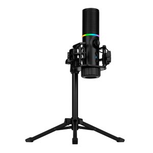 Micrófono Streamplify MIC Tripod, cardioide, cable 180cm, luces RGB + Trípode