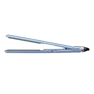 Alisadora Babyliss Pro Nano Titanium Wet & Dry placa brillante, 232°C, cable 2.75 m, celeste