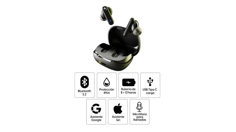 Skullcandy smokin buds 2 best sale wireless características