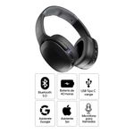 Skullcandy Crusher Evo bluetooth on ear 40h negro, especificaciones