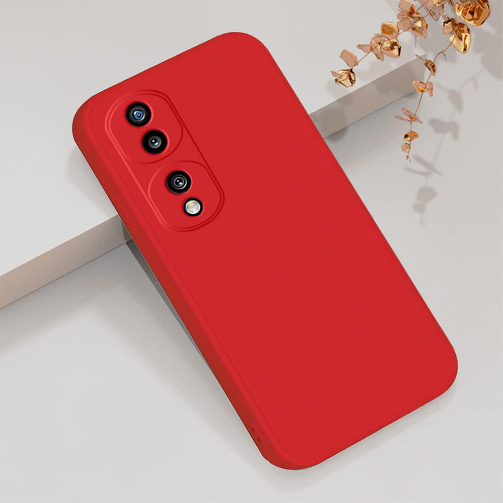 Case para Redmi Note 12, amortiguador de choques, protección de cámaras,  rojo