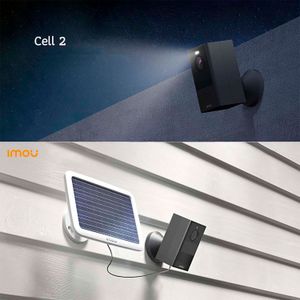 Cámara seguridad Imou CELL 2, 4MP, Wifi, inalámbrica, panel solar SD 128GB, negro