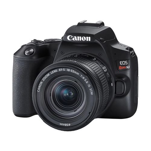Camara Canon EOS Rebel SL3, 24.1 MP, Full HD + Lente EF-S18-55mm IS I