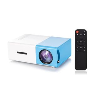 Proyector LED portátil FHD 24", 60", 1080P, con HDMI, azul