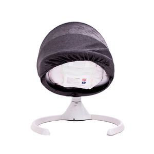 Mecedora automática, eléctrica, bluetooth, 20 kg, gris