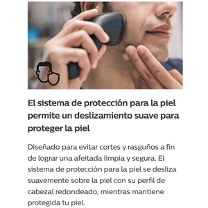 Afeitadora Electrica Philips Resistente al Agua S1121 + Recortador Philips Multigroom 6 en 1 para Barba mg3711